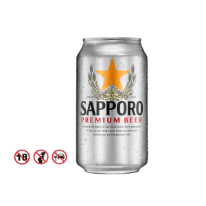 Sapporo Premium Lager Can (330ml)