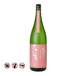 Sake Sakuragao Tokubetsu Junmai, glass bottle 720ml